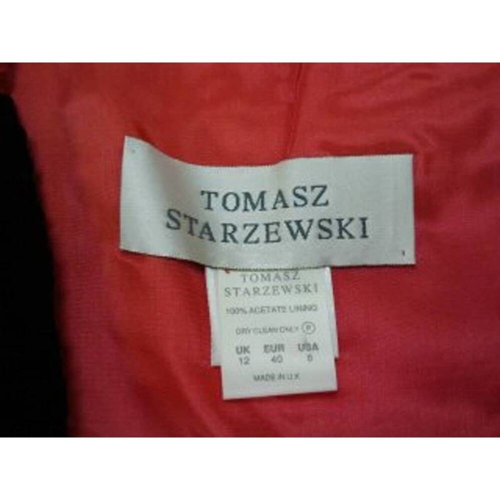 TOMASZ STARZEWSKI Luxury Vintage Cocktail Dress Size 10 Evening Wear Formal - Picture 9 of 11